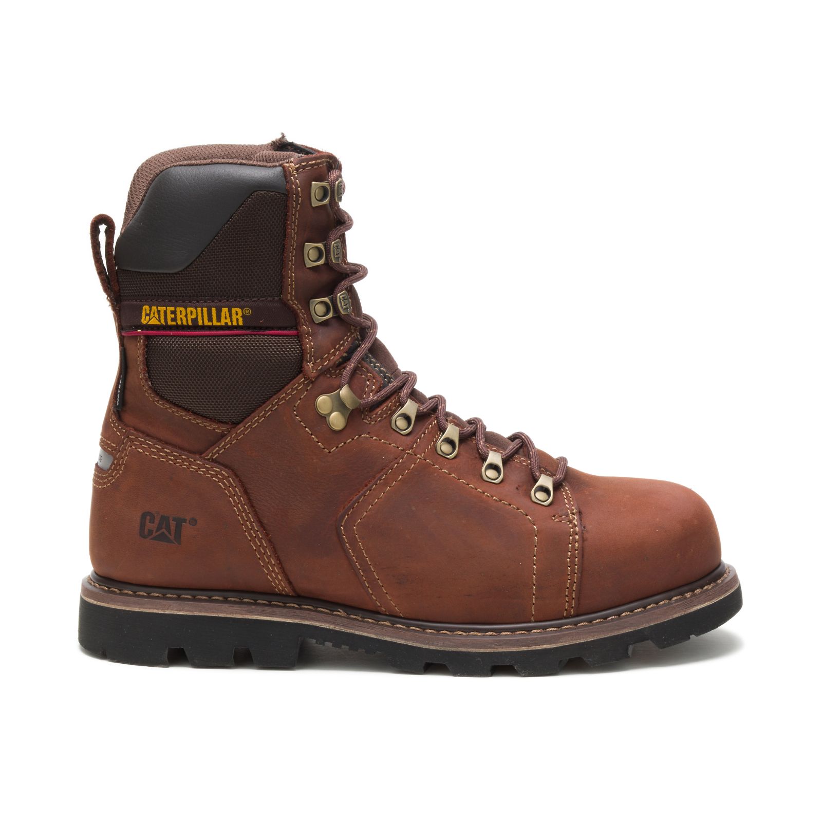 Caterpillar Alaska 2.0 8" Waterproof Thinsulate™ Steel Toe Philippines - Mens Steel Toe Boots - Brown 56130LPJR